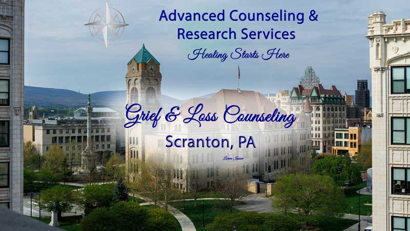 Serene Pennsylvania countryside path at golden hour symbolizing the journey through grief toward healing for Scranton, PA residents