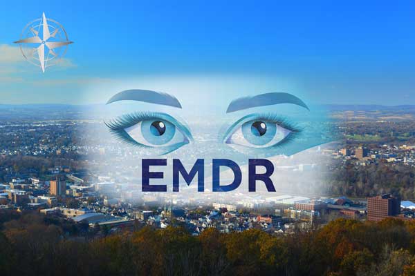 Compassionate EMDR therapist helping a client heal from trauma in Bethlehem, PA
