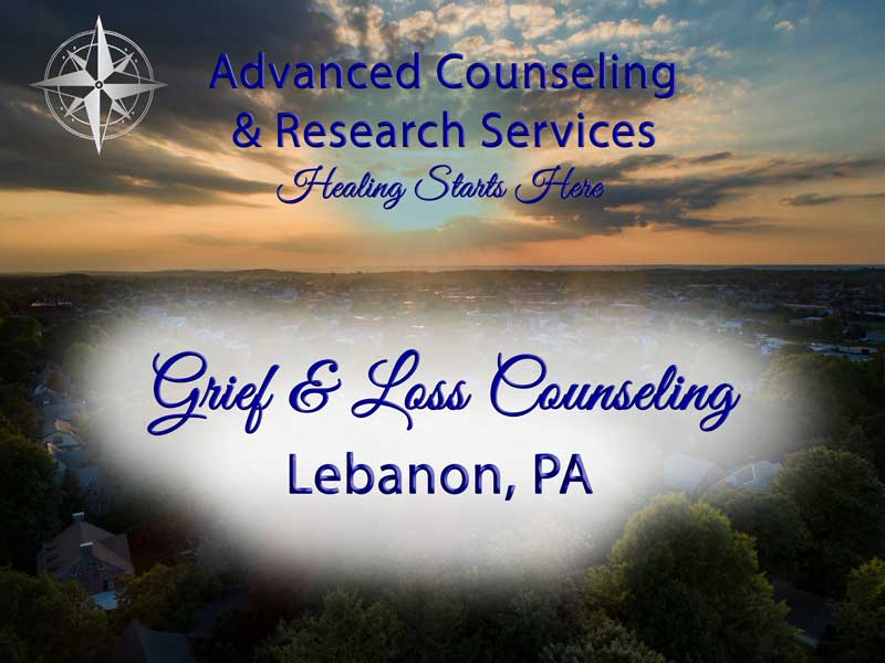 Serene Pennsylvania countryside path at golden hour symbolizing the journey through grief toward healing for Lebanon, PA residents