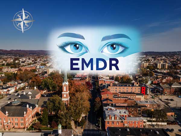 Compassionate EMDR therapist helping a client heal from trauma in York, PA